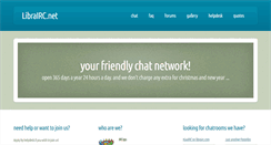 Desktop Screenshot of librairc.net